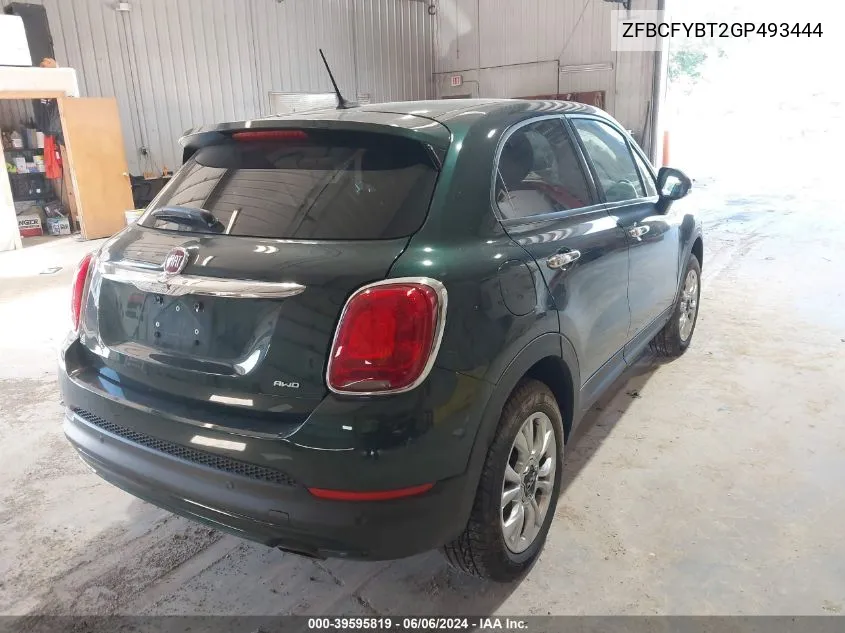 ZFBCFYBT2GP493444 2016 Fiat 500X Easy