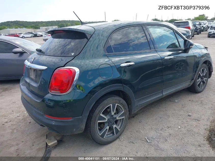 2016 Fiat 500X Easy VIN: ZFBCFXBT3GP379396 Lot: 40041101