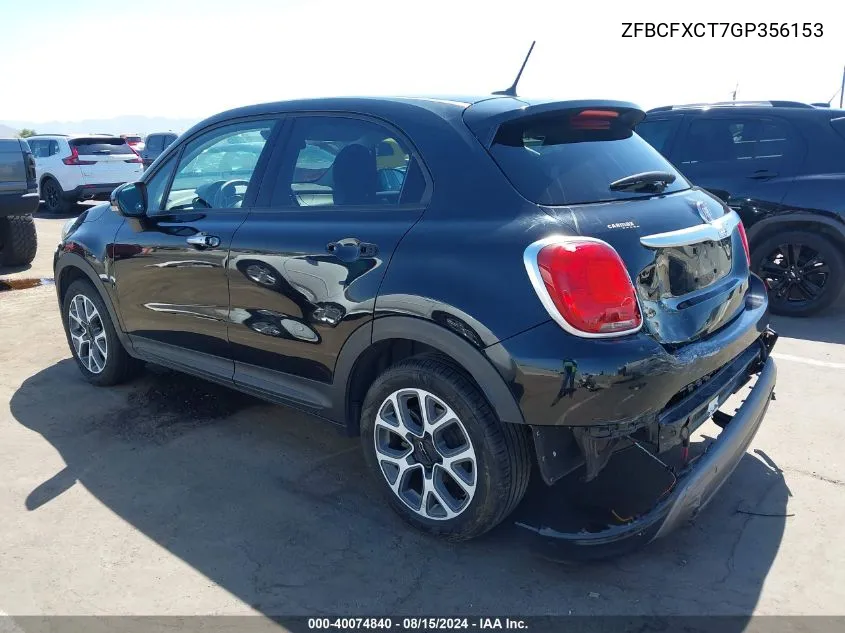 ZFBCFXCT7GP356153 2016 Fiat 500X Trekking