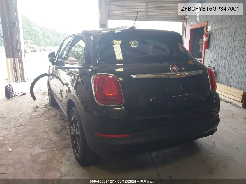 ZFBCFYBT6GP347001 2016 Fiat 500X Easy