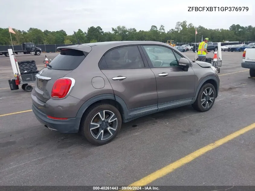 2016 Fiat 500X Easy VIN: ZFBCFXBT1GP376979 Lot: 40261443