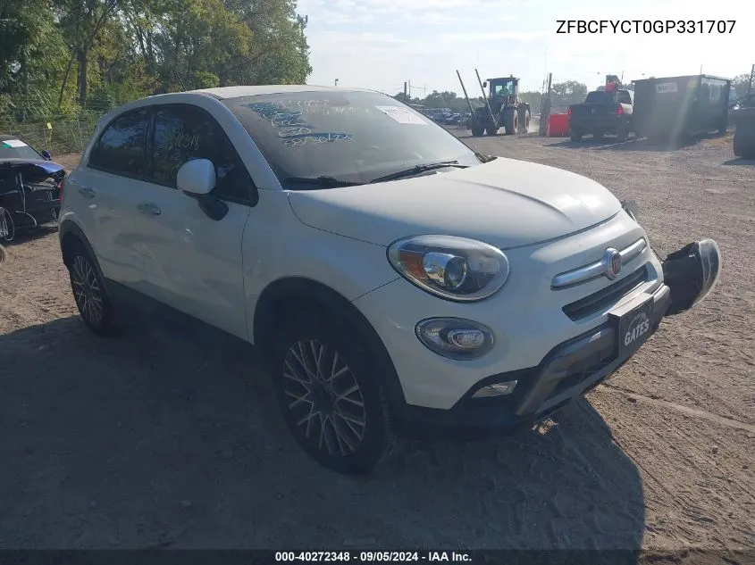 ZFBCFYCT0GP331707 2016 Fiat 500X Trekking