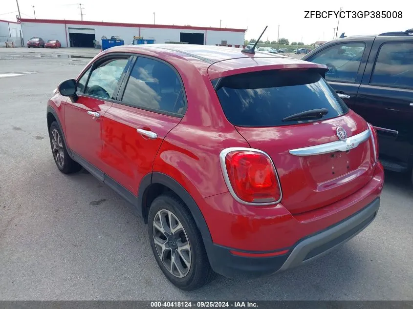 ZFBCFYCT3GP385008 2016 Fiat 500X Trekking