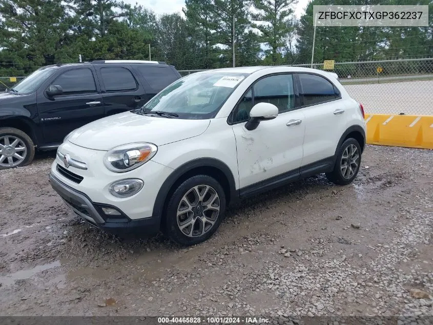 2016 Fiat 500X Trekking VIN: ZFBCFXCTXGP362237 Lot: 40465828