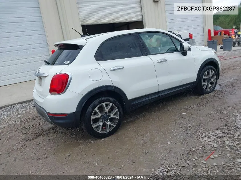 ZFBCFXCTXGP362237 2016 Fiat 500X Trekking