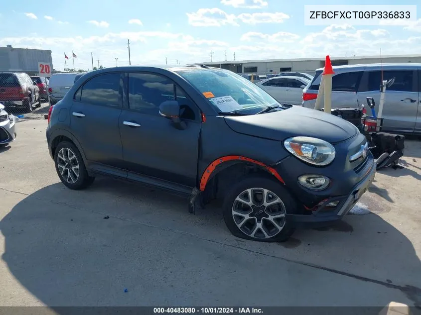 2016 Fiat 500X Trekking VIN: ZFBCFXCT0GP336833 Lot: 40483080