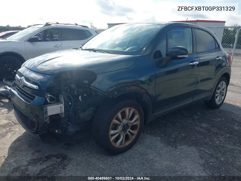 ZFBCFXBT0GP331329 2016 Fiat 500X Easy