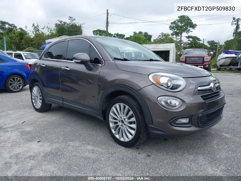 ZFBCFXDT2GP509830 2016 Fiat 500X Lounge