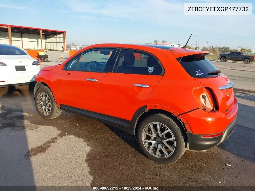 ZFBCFYETXGP477732 2016 Fiat 500X Trekking Plus