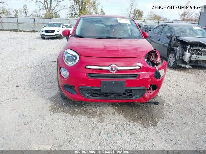 2016 Fiat 500X Easy VIN: ZFBCFYBT7GP349467 Lot: 40747597