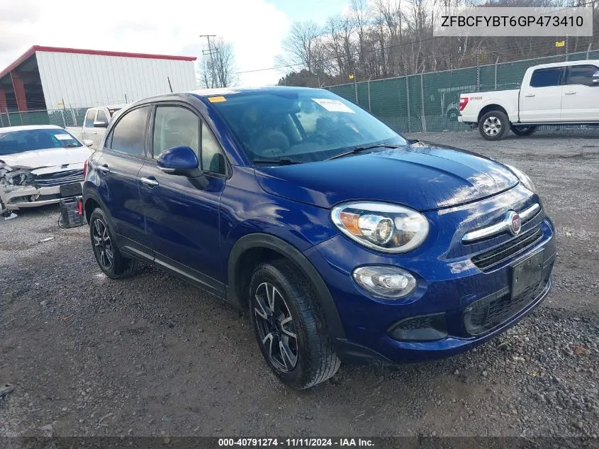 2016 Fiat 500X Easy VIN: ZFBCFYBT6GP473410 Lot: 40791274