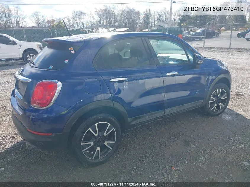 2016 Fiat 500X Easy VIN: ZFBCFYBT6GP473410 Lot: 40791274