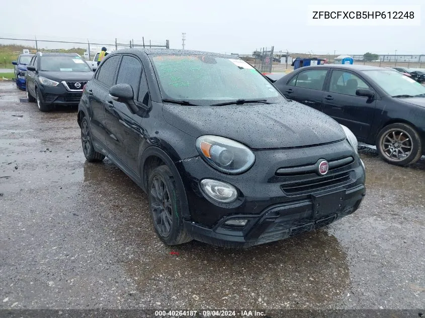 2017 Fiat 500X Urbana Fwd VIN: ZFBCFXCB5HP612248 Lot: 40264187