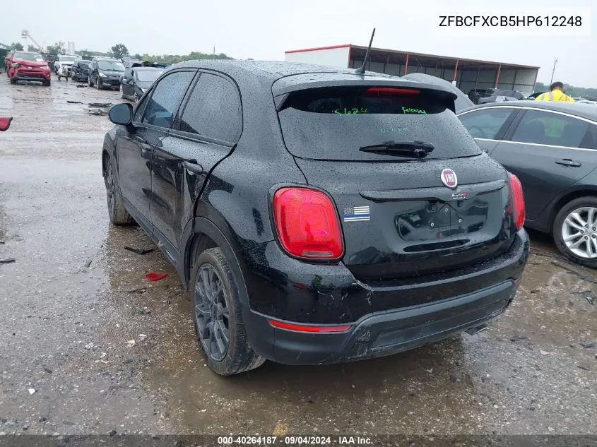 ZFBCFXCB5HP612248 2017 Fiat 500X Urbana Fwd