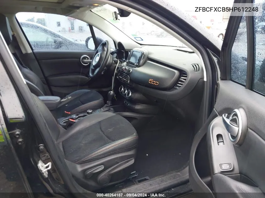 ZFBCFXCB5HP612248 2017 Fiat 500X Urbana Fwd