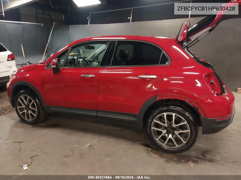 ZFBCFYCB1HP630428 2017 Fiat 500X Trekking Awd