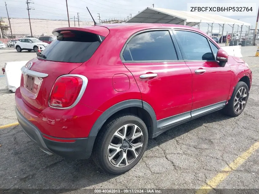 2017 Fiat 500X Trekking Fwd VIN: ZFBCFXCB6HP532764 Lot: 40362013