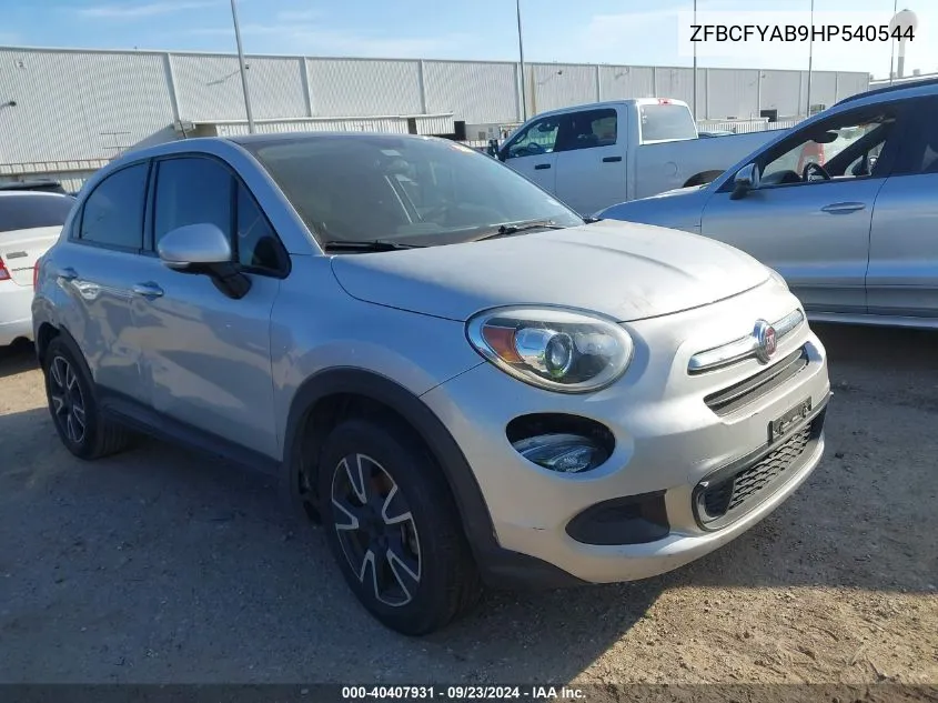 ZFBCFYAB9HP540544 2017 Fiat 500X Pop Awd