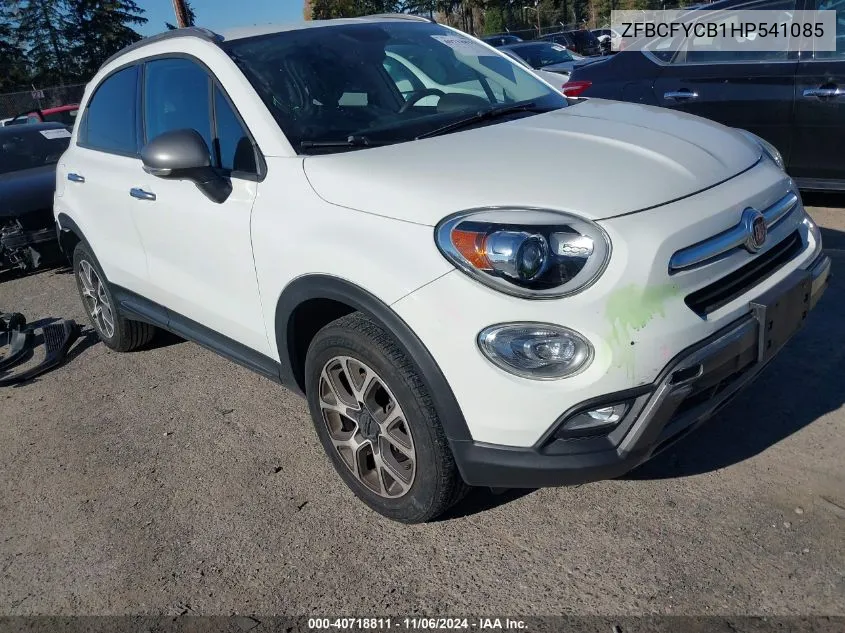 2017 Fiat 500X Trekking Awd VIN: ZFBCFYCB1HP541085 Lot: 40718811