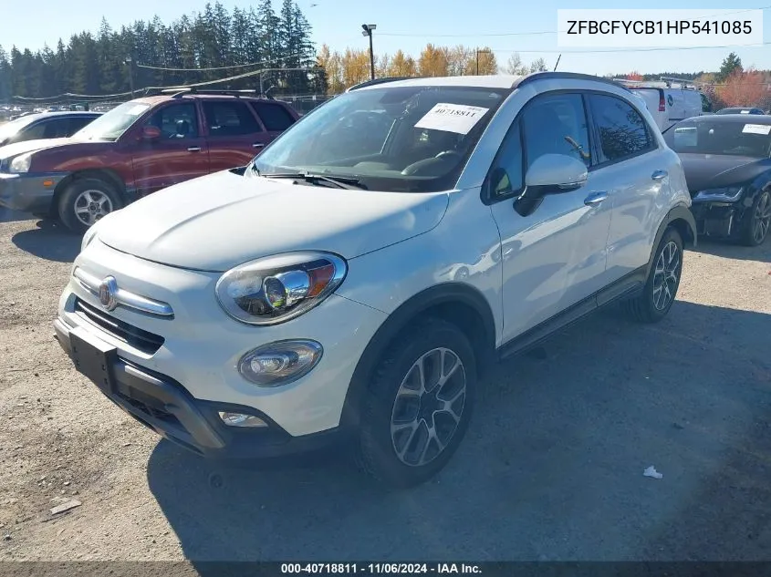 2017 Fiat 500X Trekking Awd VIN: ZFBCFYCB1HP541085 Lot: 40718811