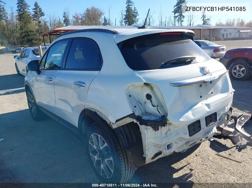 2017 Fiat 500X Trekking Awd VIN: ZFBCFYCB1HP541085 Lot: 40718811