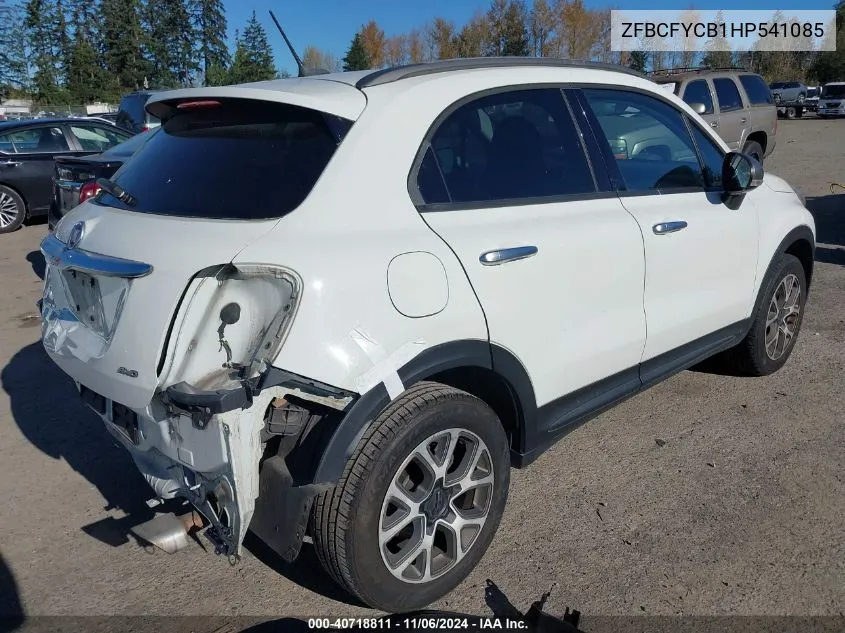 2017 Fiat 500X Trekking Awd VIN: ZFBCFYCB1HP541085 Lot: 40718811