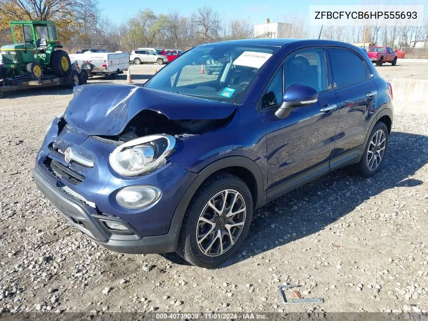 2017 Fiat 500X Trekking Awd VIN: ZFBCFYCB6HP555693 Lot: 40739039