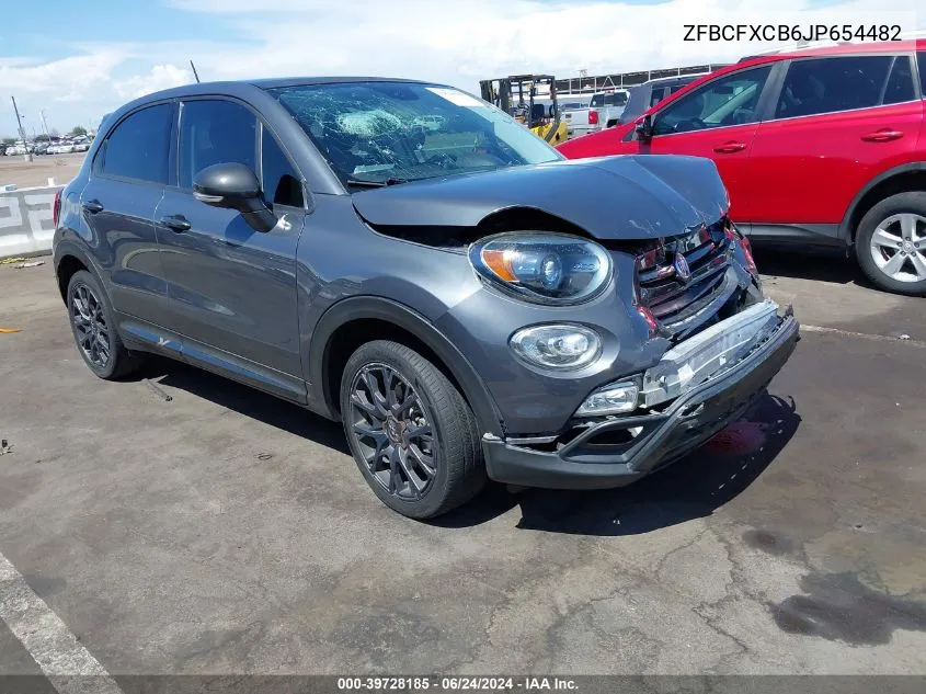 ZFBCFXCB6JP654482 2018 Fiat 500X Urbana Fwd