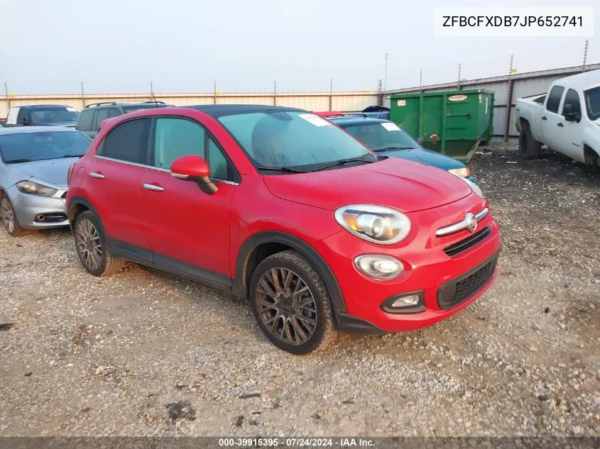 ZFBCFXDB7JP652741 2018 Fiat 500X Lounge Fwd