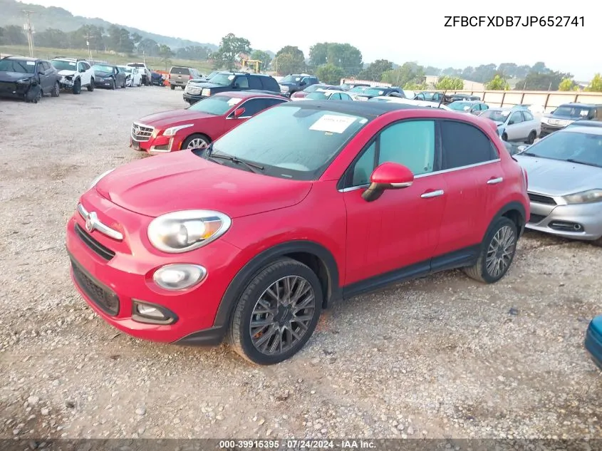 ZFBCFXDB7JP652741 2018 Fiat 500X Lounge Fwd