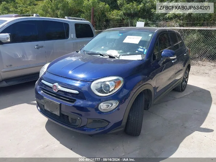 ZFBCFXAB0JP634201 2018 Fiat 500X Pop Fwd