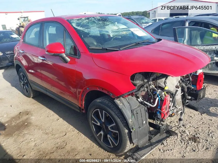 ZFBCFYAB4JP645501 2018 Fiat 500X Pop