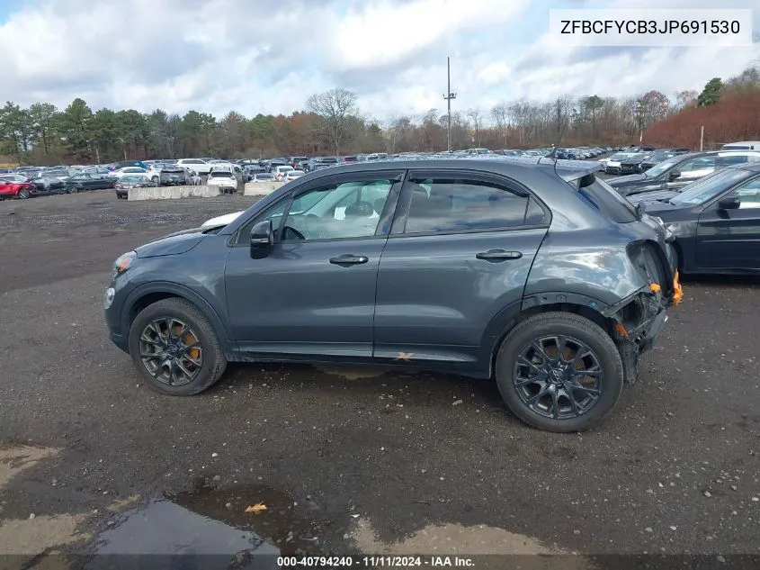 2018 Fiat 500X Urbana Awd VIN: ZFBCFYCB3JP691530 Lot: 40794240