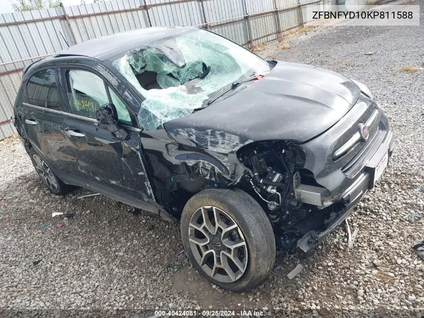 ZFBNFYD10KP811588 2019 Fiat 500X Trekking Plus Awd