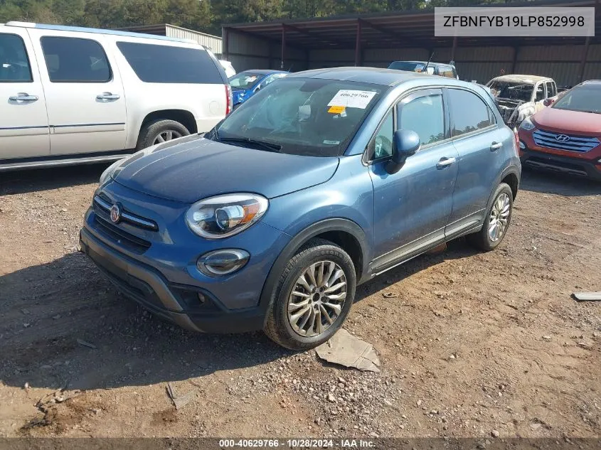 2020 Fiat 500X Trekking Awd VIN: ZFBNFYB19LP852998 Lot: 40629766