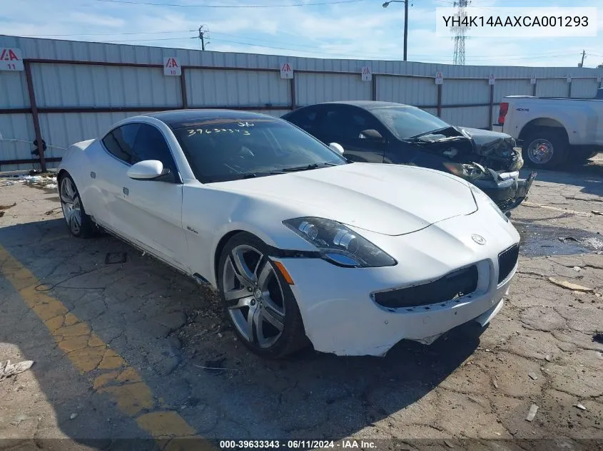 2012 Fisker Karma Ecosport VIN: YH4K14AAXCA001293 Lot: 39633343