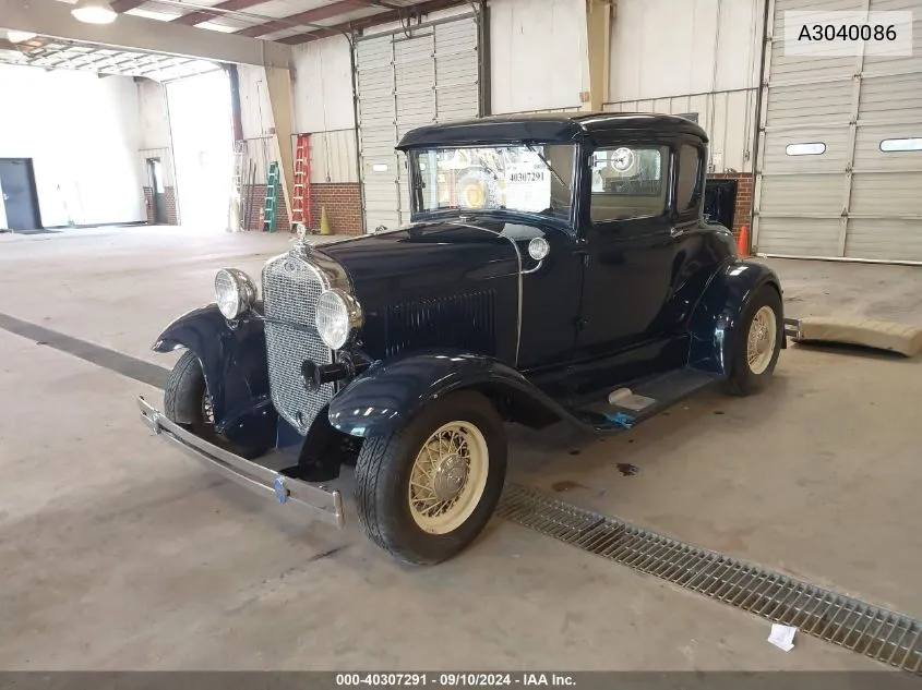 1930 Ford Model A VIN: A3040086 Lot: 40307291