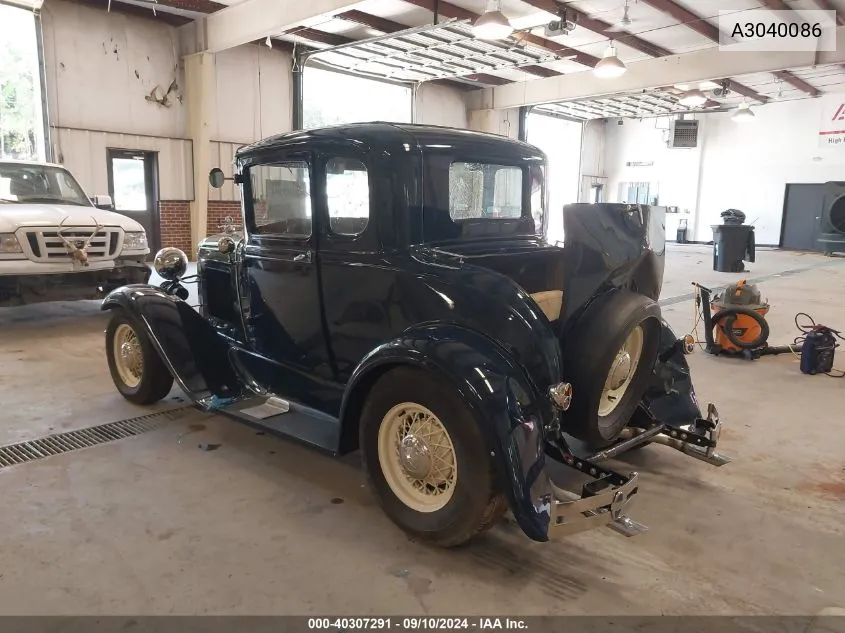 1930 Ford Model A VIN: A3040086 Lot: 40307291