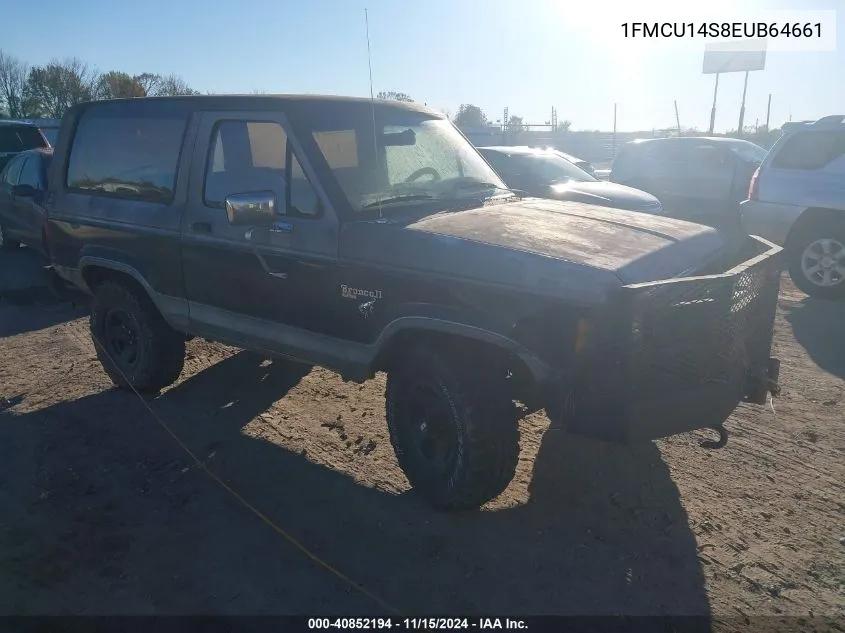 1984 Ford Bronco Ii VIN: 1FMCU14S8EUB64661 Lot: 40852194