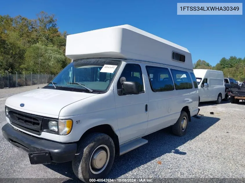 1998 Ford E-350 Commercial/Recreational VIN: 1FTSS34LXWHA30349 Lot: 40542694