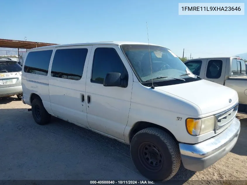 1999 Ford E-150 Xl/Xlt VIN: 1FMRE11L9XHA23646 Lot: 40588840