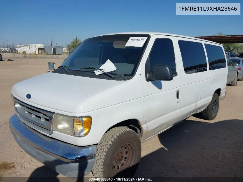 1999 Ford E-150 Xl/Xlt VIN: 1FMRE11L9XHA23646 Lot: 40588840