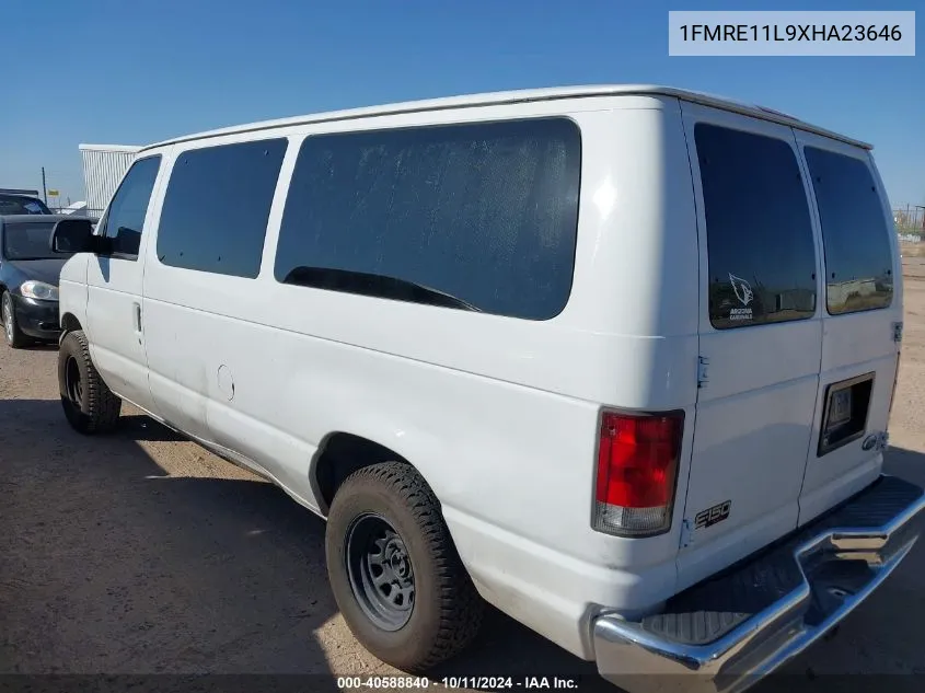 1999 Ford E-150 Xl/Xlt VIN: 1FMRE11L9XHA23646 Lot: 40588840