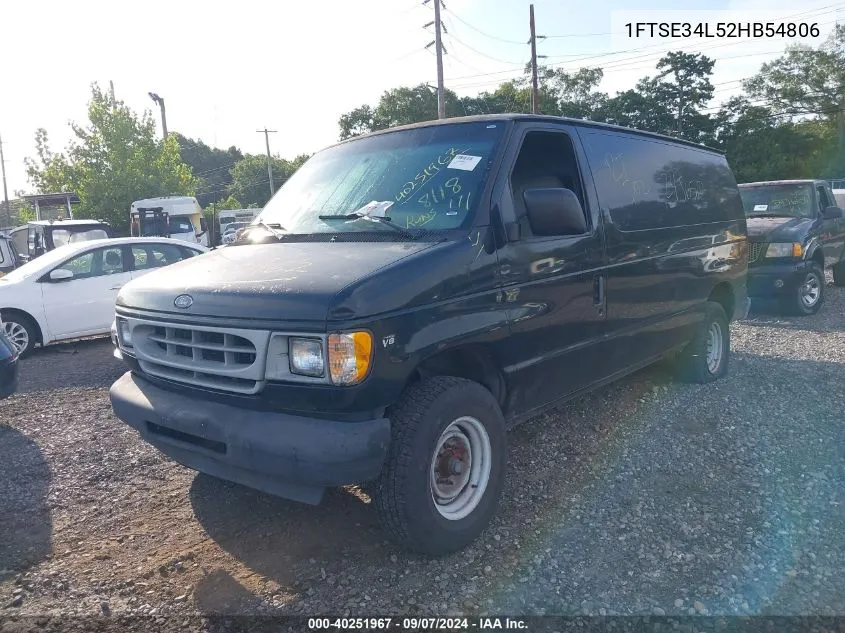 2002 Ford E-350 Super Duty Commercial/Recreational VIN: 1FTSE34L52HB54806 Lot: 40251967