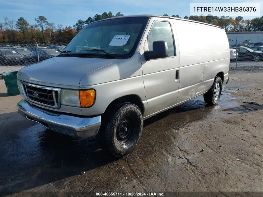 2003 Ford E-150 Commercial/Recreational VIN: 1FTRE14W33HB86376 Lot: 40655711