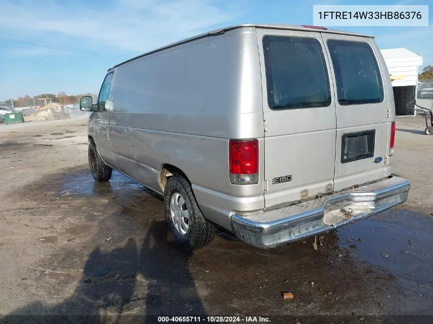 2003 Ford E-150 Commercial/Recreational VIN: 1FTRE14W33HB86376 Lot: 40655711