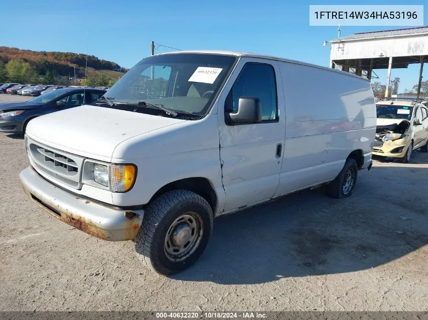 2004 Ford E-150 Commercial/Recreational VIN: 1FTRE14W34HA53196 Lot: 40632320