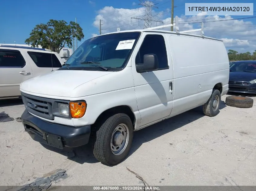 2004 Ford E-150 Commercial/Recreational VIN: 1FTRE14W34HA20120 Lot: 40675000