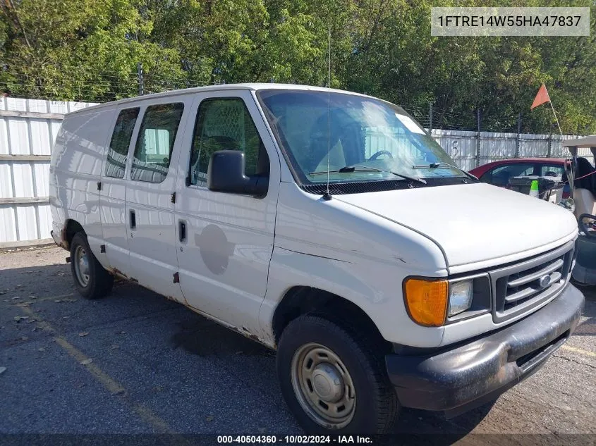 2005 Ford E-150 Commercial/Recreational VIN: 1FTRE14W55HA47837 Lot: 40504360