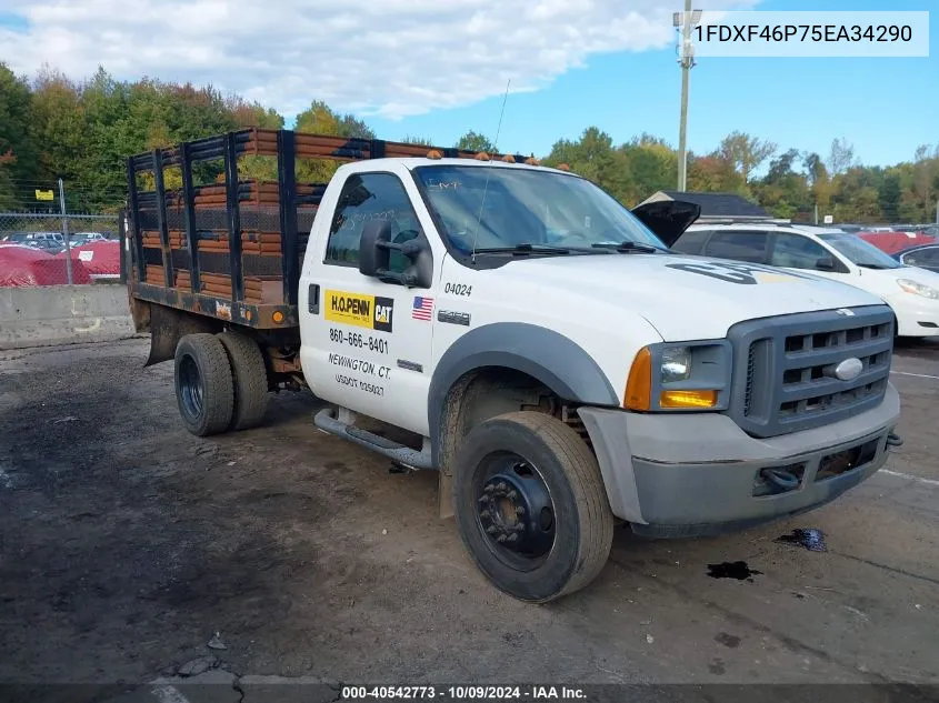 2005 Ford F-450 Chassis Xl/Xlt VIN: 1FDXF46P75EA34290 Lot: 40542773